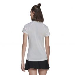 Тенісна футболка жіноча Adidas Core Freelift Top white Тенісна футболка жіноча Adidas Core Freelift Top white