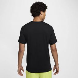 Тенісна футболка чоловіча Nike Court Tennis T-Shirt black/black Тенісна футболка чоловіча Nike Court Tennis T-Shirt black/black