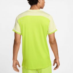 Тенісна футболка чоловіча Nike Court Advantage T-Shirt cyber/life lime/black Тенісна футболка чоловіча Nike Court Advantage T-Shirt cyber/life lime/black
