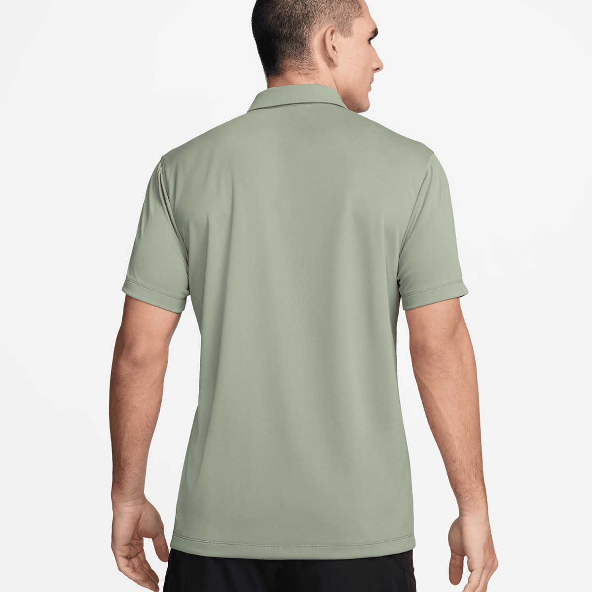 Теннисная футболка мужская Nike Court Solid Polo jade horizon/white