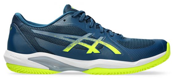 Теннисные кроссовки мужские Asics Solution Swift FF 2 ГРУНТ mako blue/safety yellow Теннисные кроссовки мужские Asics Solution Swift FF 2 ГРУНТ mako blue/safety yellow