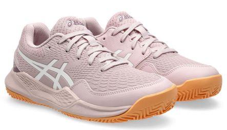Детские теннисные кроссовки Asics Gel-Resolution 9 ГРУНТ watershed rose/white Детские теннисные кроссовки Asics Gel-Resolution 9 ГРУНТ watershed rose/white