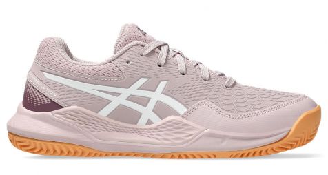 Детские теннисные кроссовки Asics Gel-Resolution 9 ГРУНТ watershed rose/white Детские теннисные кроссовки Asics Gel-Resolution 9 ГРУНТ watershed rose/white