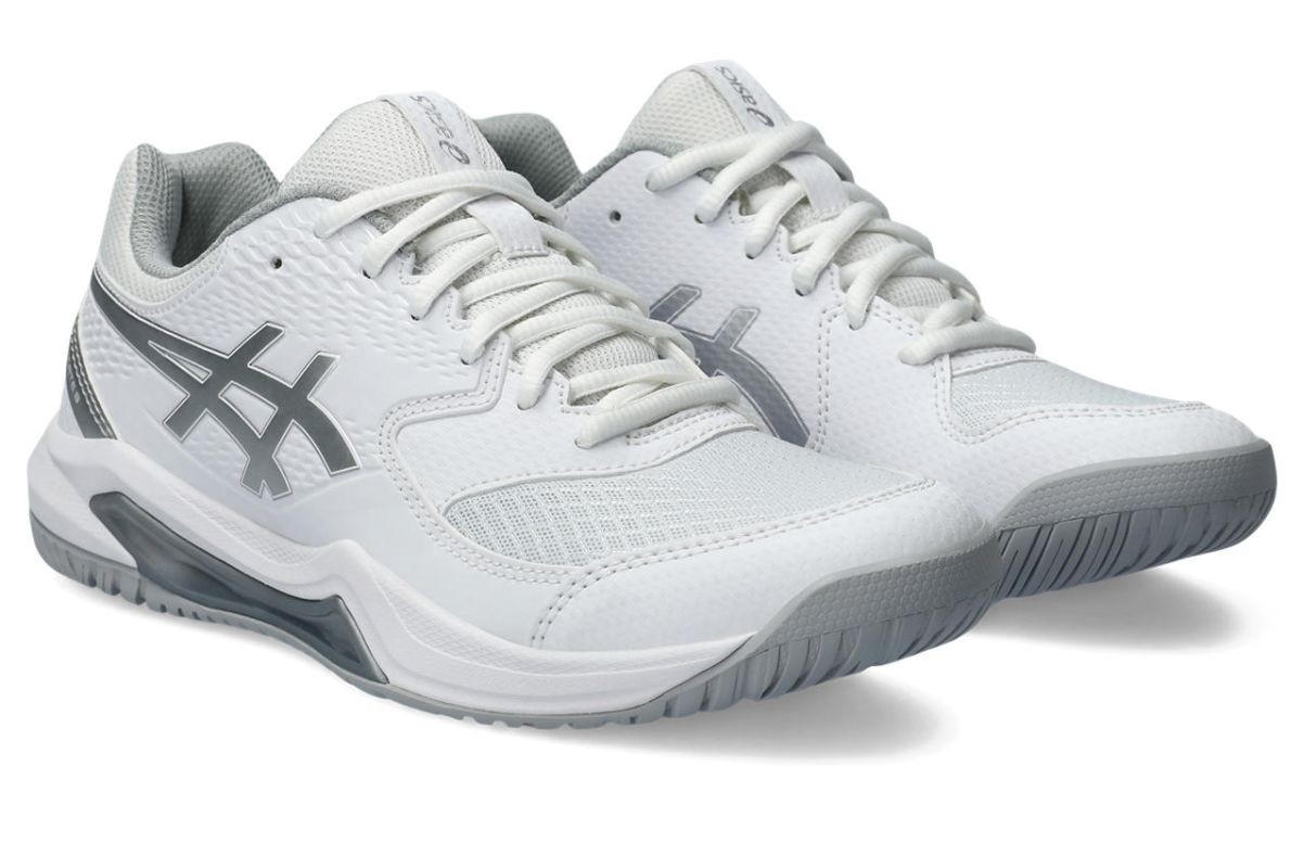 Тенісні кросівки жіночі Asics Gel-Dedicate 8 white/pure silver