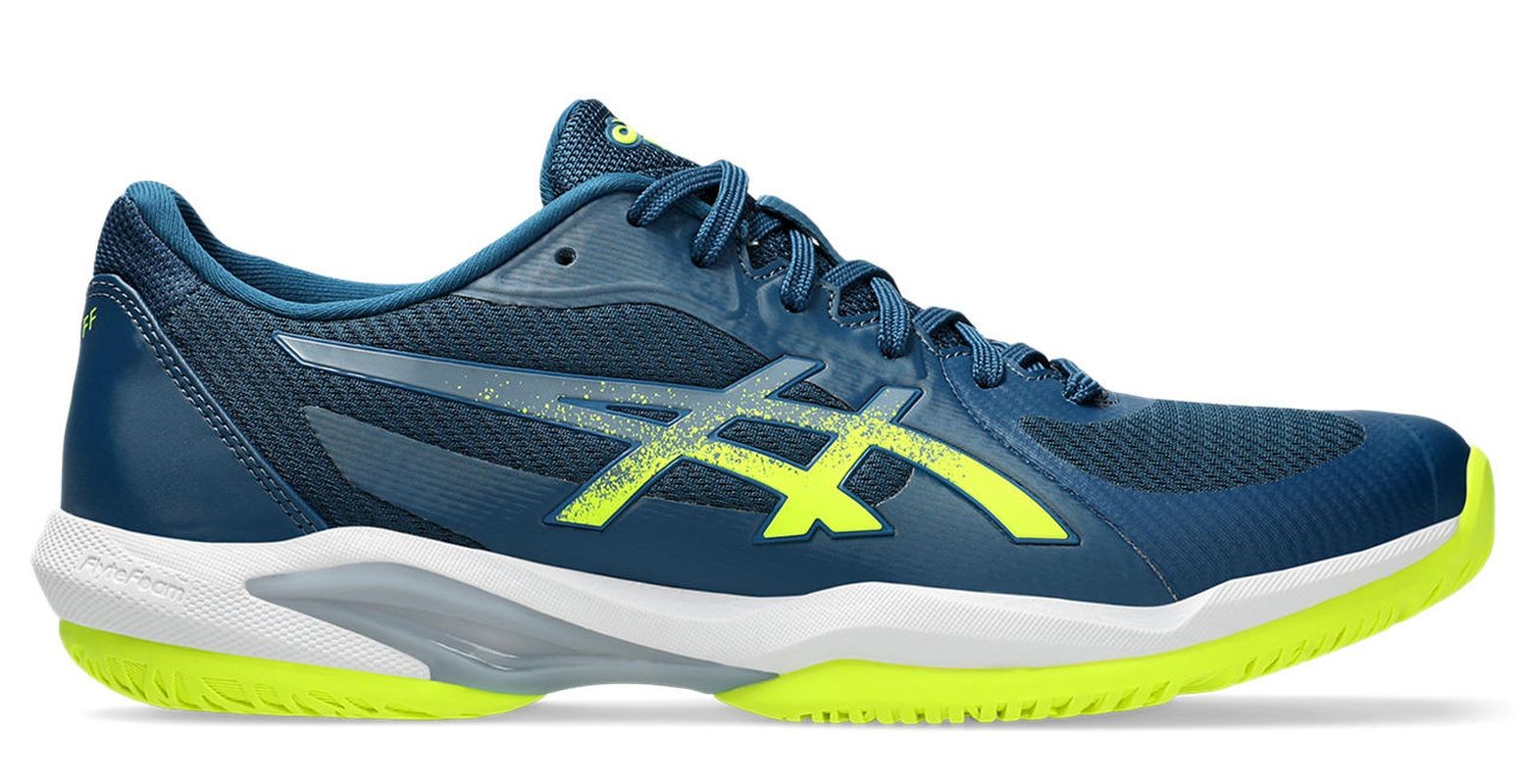 Тенісні кросівки чоловічі Asics Solution Swift FF 2 mako blue/safety yellow