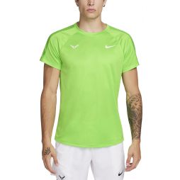 Тенісна футболка чоловіча Nike Rafa Challenger Tennis Top action green/light lemon twist/white Тенісна футболка чоловіча Nike Rafa Challenger Tennis Top action green/light lemon twist/white