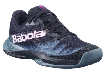 Дитячі тенісні кросівки Babolat Jet Грунт Junior black/north atlantic Дитячі тенісні кросівки Babolat Jet Грунт Junior black/north atlantic