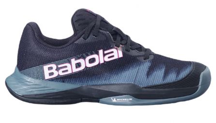 Дитячі тенісні кросівки Babolat Jet Грунт Junior black/north atlantic Дитячі тенісні кросівки Babolat Jet Грунт Junior black/north atlantic