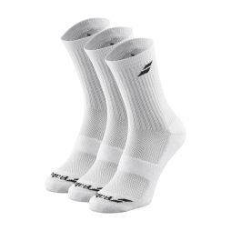 Babolat 3 Pairs Pack Socks white/black Babolat 3 Pairs Pack Socks white/black