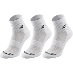 Babolat Quarter 3 Pairs Pack Socks white/black