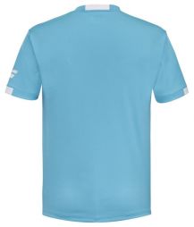 Тенісна футболка чоловіча Babolat Play Crew Neck T-Shirt Men cyan blue Тенісна футболка чоловіча Babolat Play Crew Neck T-Shirt Men cyan blue