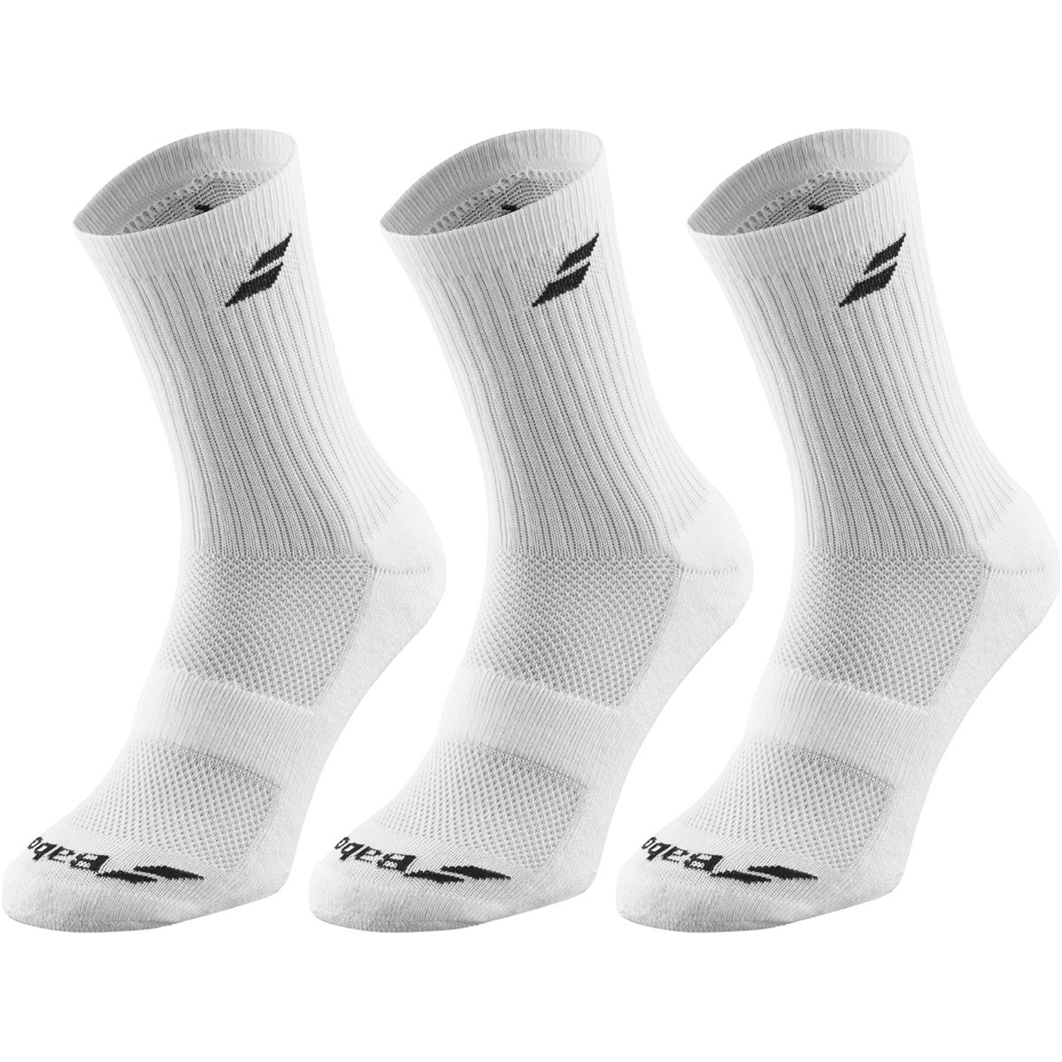 Babolat 3 Pairs Pack Socks Junior white