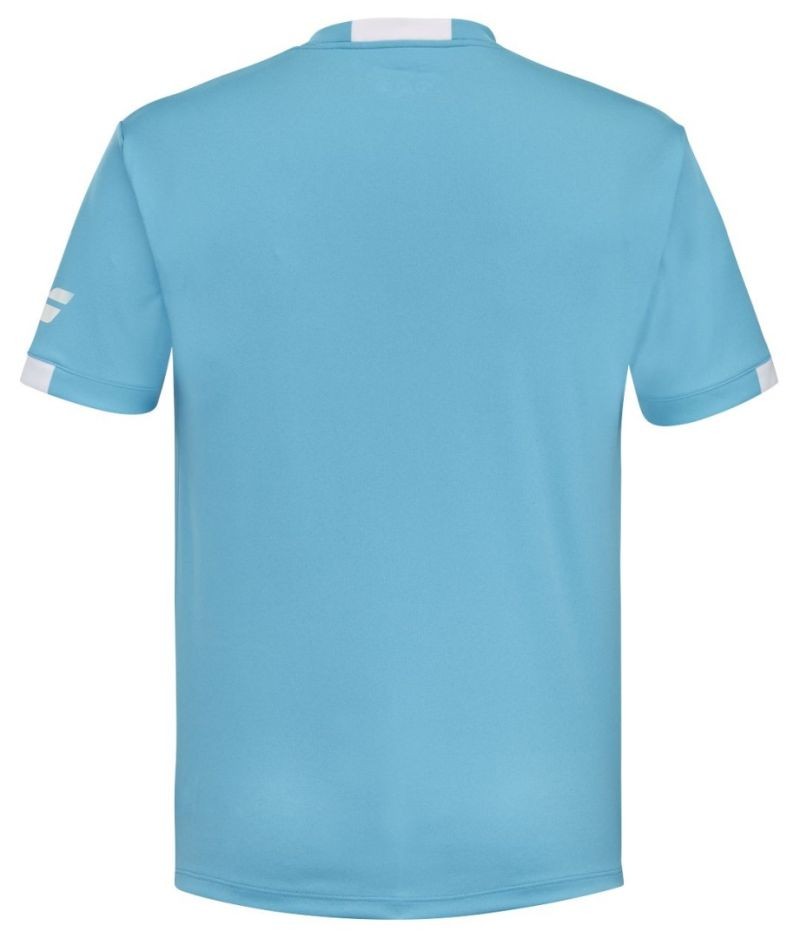 Тенісна футболка чоловіча Babolat Play Crew Neck T-Shirt Men cyan blue