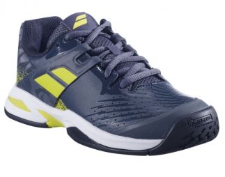 Дитячі тенісні кросівки Babolat Propulse All Court Junior grey/yellow Дитячі тенісні кросівки Babolat Propulse All Court Junior grey/yellow
