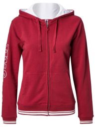Худі жіноче Wilson Team II FZ Hoody W red/white Худі жіноче Wilson Team II FZ Hoody W red/white