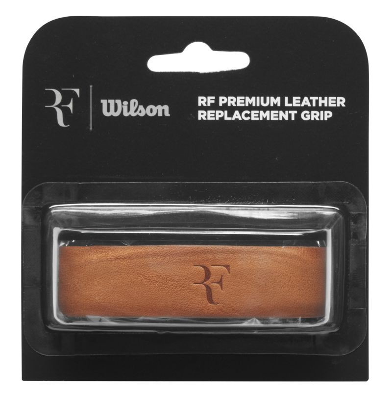 Ручка для ракетки Wilson RF Premium Leather Replacement Grip (1 шт.) brown