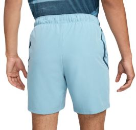 Тенісні шорти чоловічі Nike Court Advantage 7 Tennis Short denim turquoise/armory navy/white Тенісні шорти чоловічі Nike Court Advantage 7 Tennis Short denim turquoise/armory navy/white