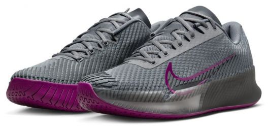 Тенісні кросівки чоловічі Nike Zoom Vapor 11 smoke grey/sangria/dark smoke grey/black Тенісні кросівки чоловічі Nike Zoom Vapor 11 smoke grey/sangria/dark smoke grey/black