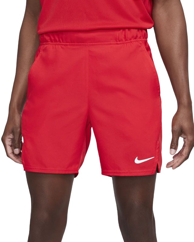 Тенісні шорти чоловічі Nike Court Flex Victory 7in Short university red/white