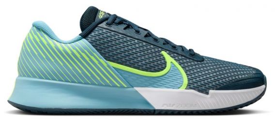 Тенісні кросівки чоловічі Nike Zoom Vapor Pro 2 Грунт armory navy/volt/denim turq Тенісні кросівки чоловічі Nike Zoom Vapor Pro 2 Грунт armory navy/volt/denim turq