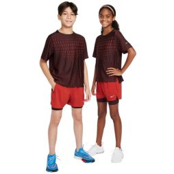 Футболка дитяча Nike Nk Dfadv Ss Top burgundy crush/black Футболка дитяча Nike Nk Dfadv Ss Top burgundy crush/black