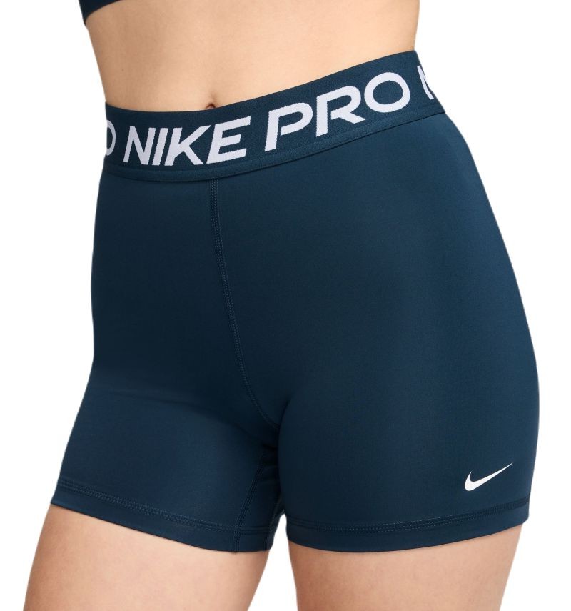 Теннисные шорты женские Nike Pro 365 Short 5in obsidian/white