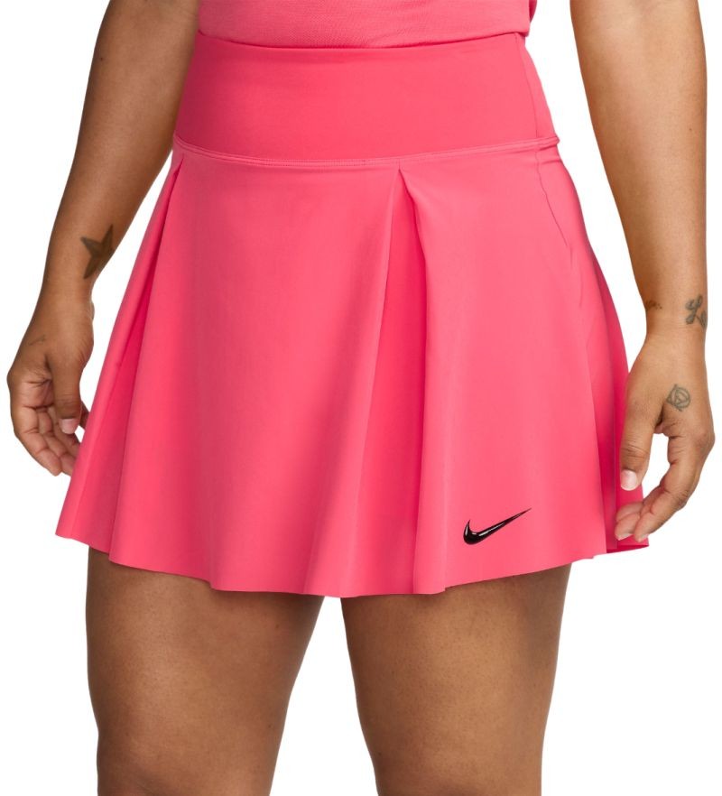 Теннисная юбка женская Nike Court Advantage Club Skirt aster pink/black