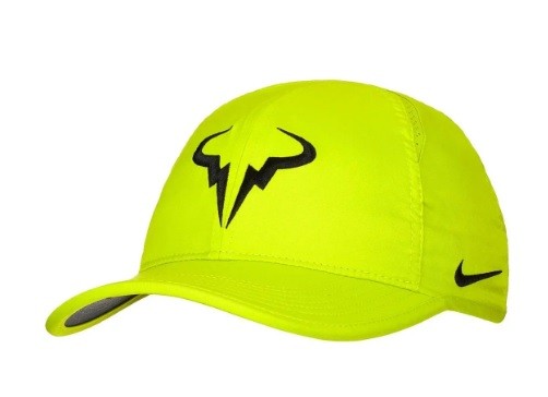 Тенісна кепка Nike Rafa Club Cap bright cactus/black