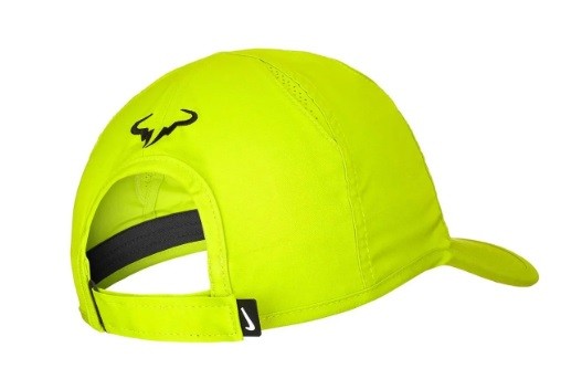 Тенісна кепка Nike Rafa Club Cap bright cactus/black