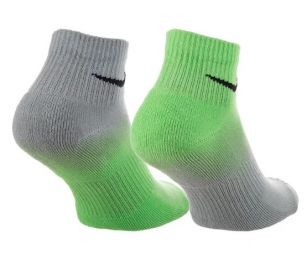 Носки Nike Everyday Plus Cushioned Ankle 2 пари grey/green Носки Nike Everyday Plus Cushioned Ankle 2 пари grey/green