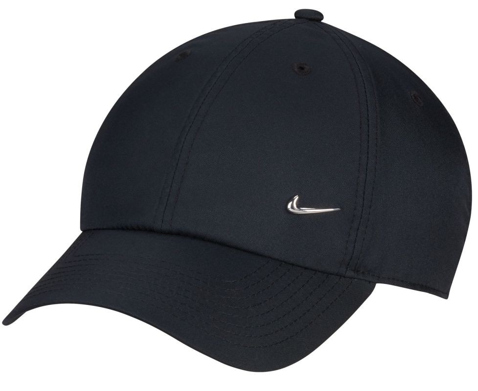 Кепка Nike Club Unstructured Metal Swoosh Cap black