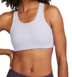 Топ жіночий Nike Swoosh Bra Pad oxygen purple/white Топ жіночий Nike Swoosh Bra Pad oxygen purple/white