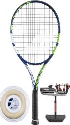 Тенісна ракетка Babolat Boost Drive NC strung blue/green/white Тенісна ракетка Babolat Boost Drive NC strung blue/green/white