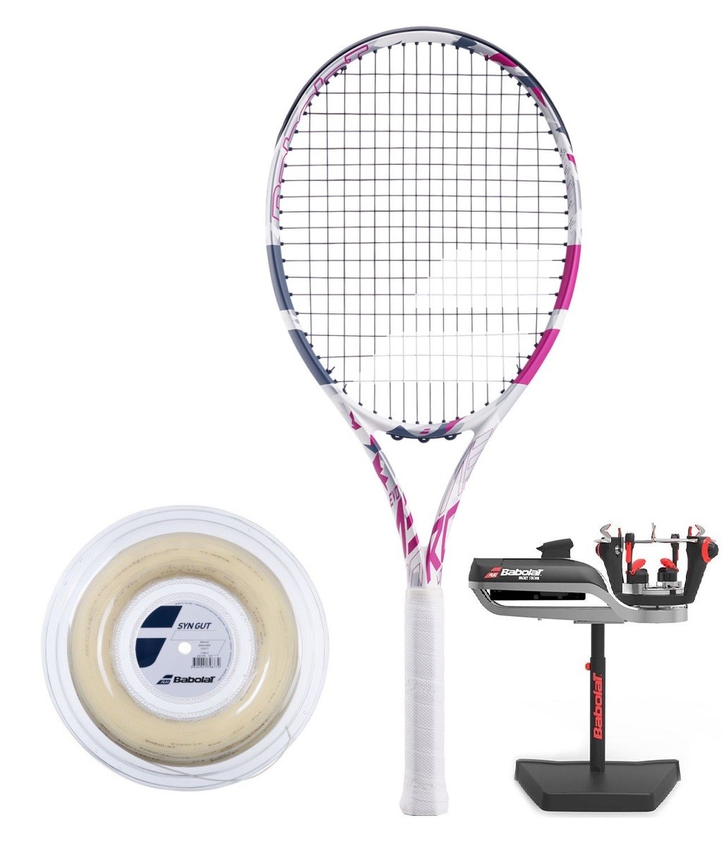 Тенісна ракетка Babolat EVO Aero Lite NC unstrung pink