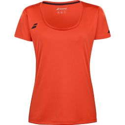 Тенісна футболка дитяча Babolat Play Cap Sleeve Girl fiesta red Тенісна футболка дитяча Babolat Play Cap Sleeve Girl fiesta red
