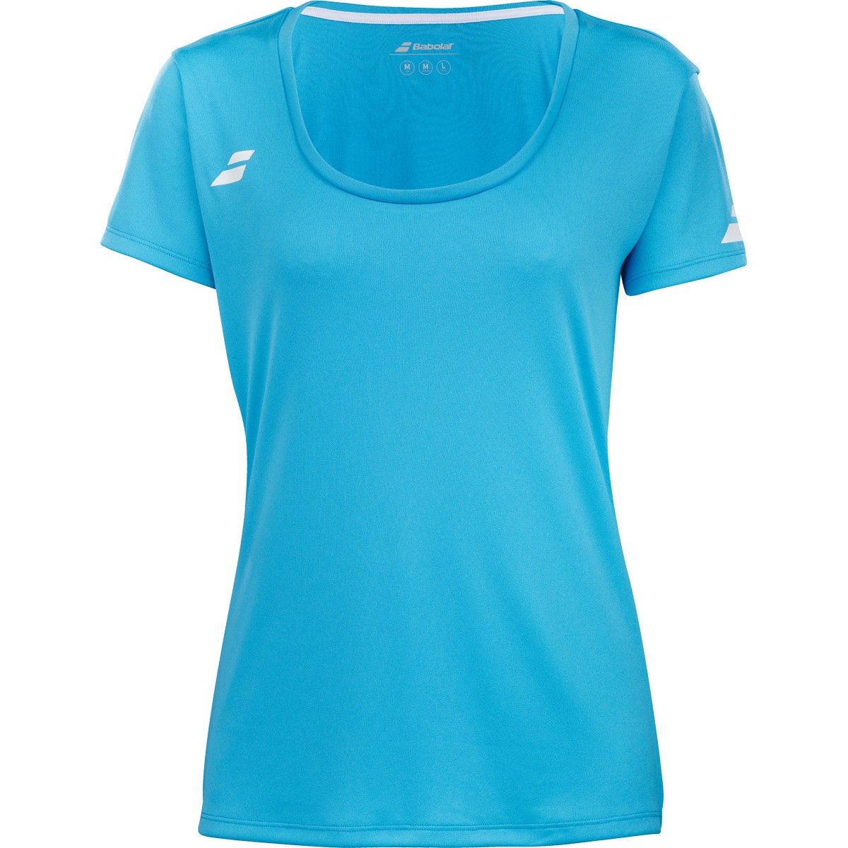 Тенісна футболка дитяча Babolat Play Cap Sleeve Girl cyan blue