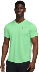 Тенісна футболка чоловіча Nike Court Victory Crew vapor green/black Тенісна футболка чоловіча Nike Court Victory Crew vapor green/black