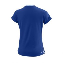 Тенісна футболка дитяча Wilson Team II V-Neck T-Shirt blue Тенісна футболка дитяча Wilson Team II V-Neck T-Shirt blue