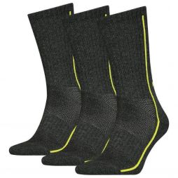 Head Performance Crew 3-pack/grey/yellow Head Performance Crew 3-pack/grey/yellow