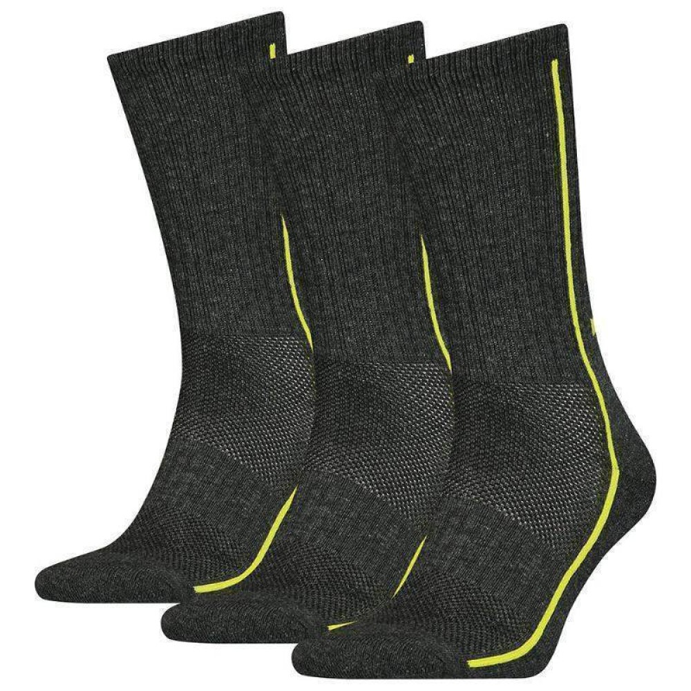 Head Performance Crew 3-pack/grey/yellow