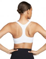 Топ жіночий Nike Swoosh Light Support Non-Padded Sports Bra white/black Топ жіночий Nike Swoosh Light Support Non-Padded Sports Bra white/black