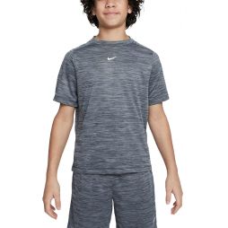 Футболка дитяча Nike Multi T-Shirt black/light smoke grey/white Футболка дитяча Nike Multi T-Shirt black/light smoke grey/white
