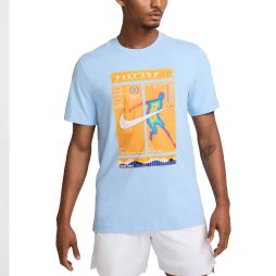 Тенісна футболка чоловіча Nike Court Pro T-Shirt psychic blue Тенісна футболка чоловіча Nike Court Pro T-Shirt psychic blue