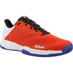 Теннисные кроссовки мужские Wilson Kaos Stroke 2.0 white/orange/bluing Теннисные кроссовки мужские Wilson Kaos Stroke 2.0 white/orange/bluing