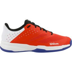 Теннисные кроссовки мужские Wilson Kaos Stroke 2.0 white/orange/bluing Теннисные кроссовки мужские Wilson Kaos Stroke 2.0 white/orange/bluing