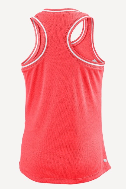 Тенісна майка дитяча Wilson Team II Tank coral/white