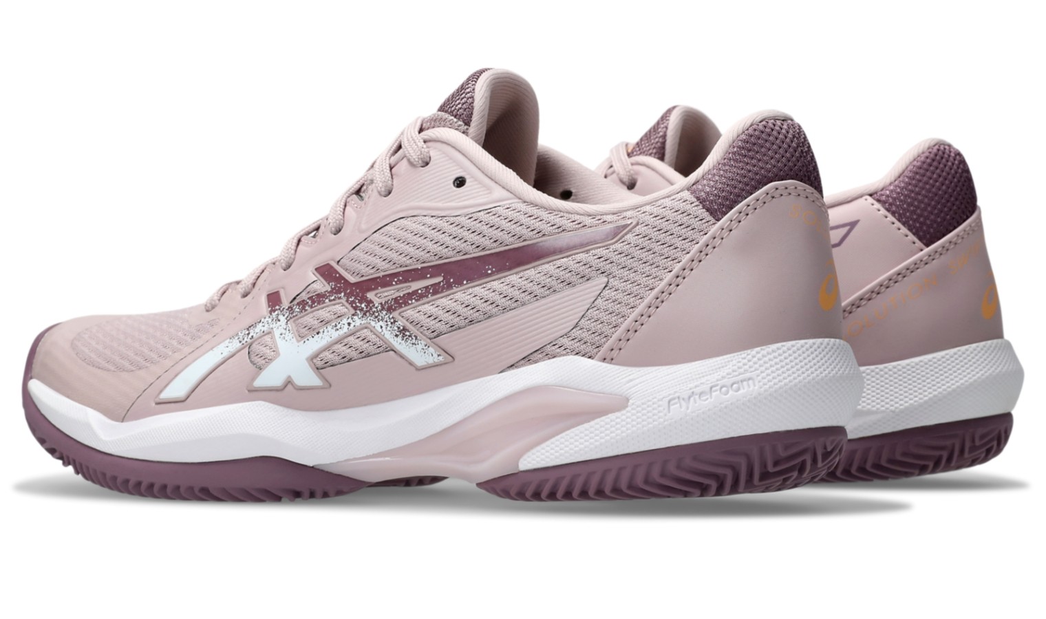 Теннисные кроссовки женские Asics Solution Swift FF 2 Грунт watershed rose/white
