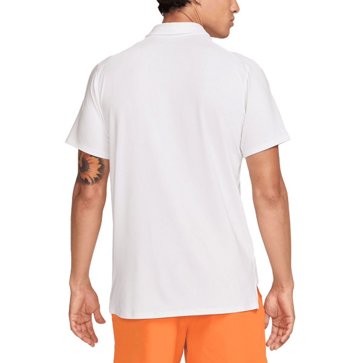 Тенісна футболка чоловіча Nike Court Advantage Polo white/white/black