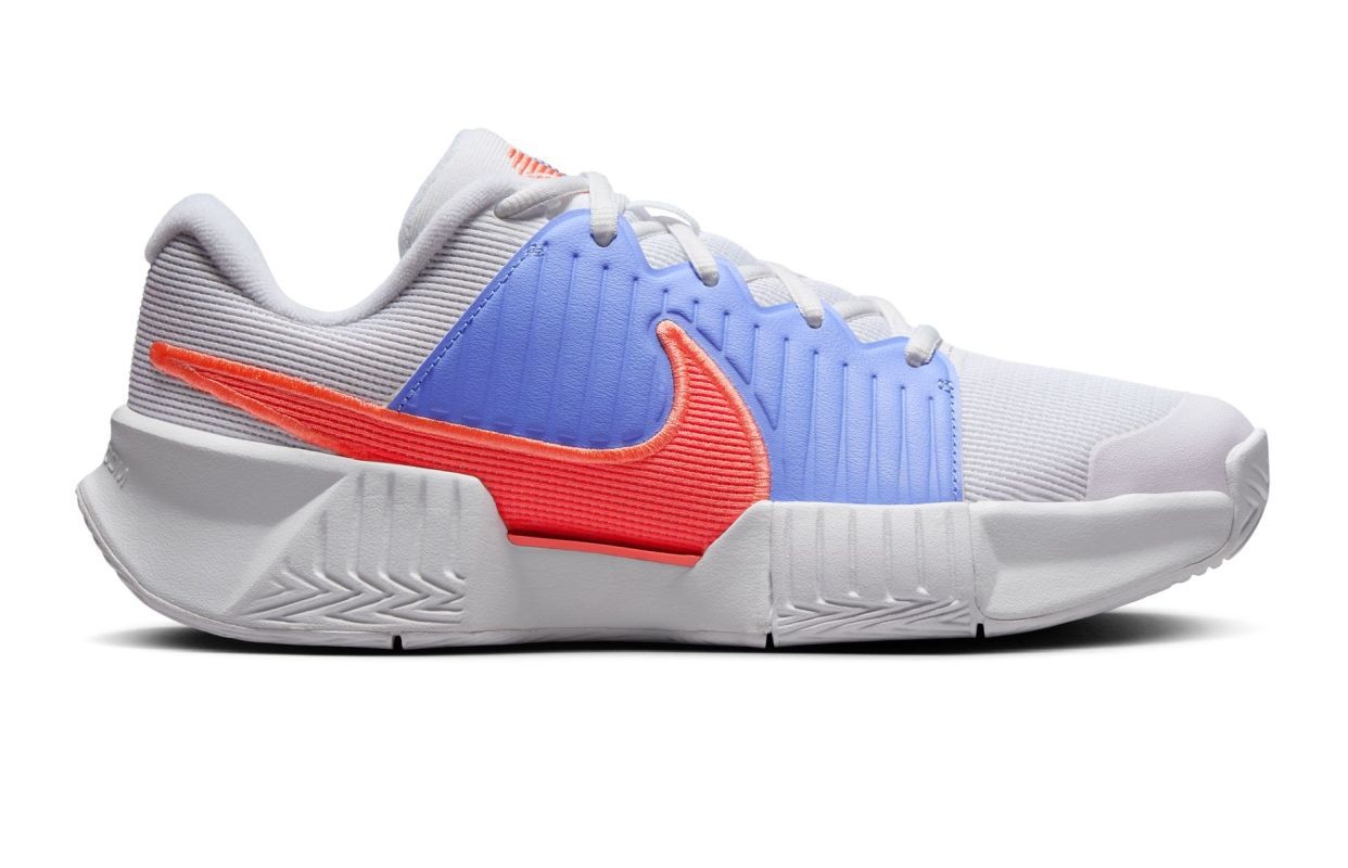 Теннисные кроссовки женские Nike Zoom GP Challenge Pro white/light wild mango/royal pulse