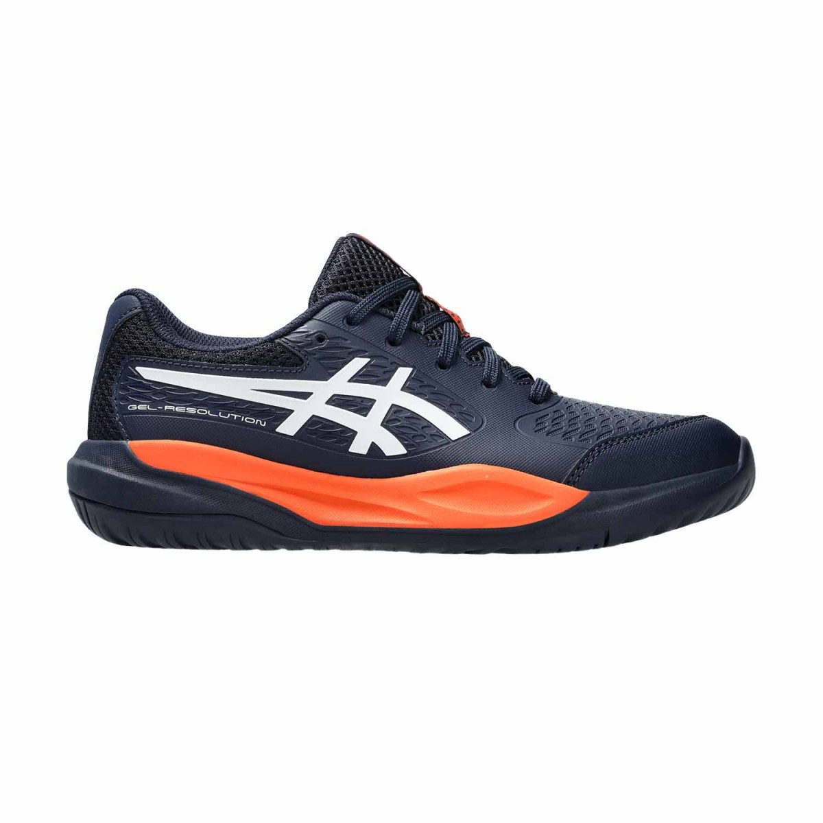 Детские теннисные кроссовки Asics Gel-Resolution X GS midnight/white